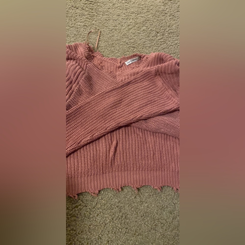 Cropped sweater